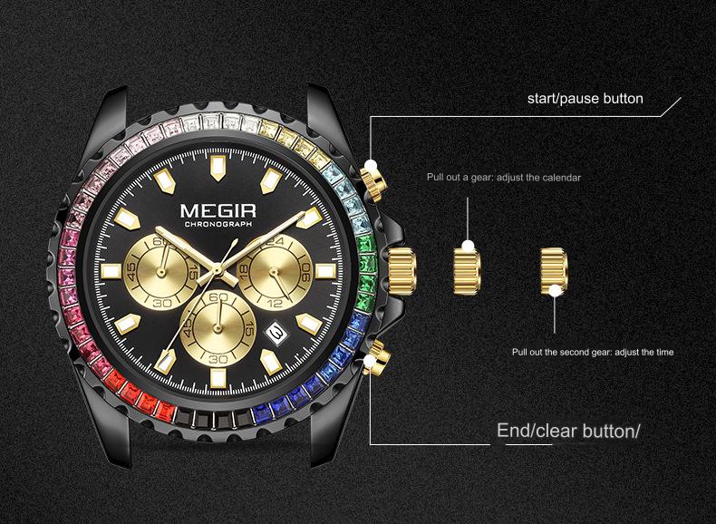 Fashion, Business, Premium brand, sports waterproof watch