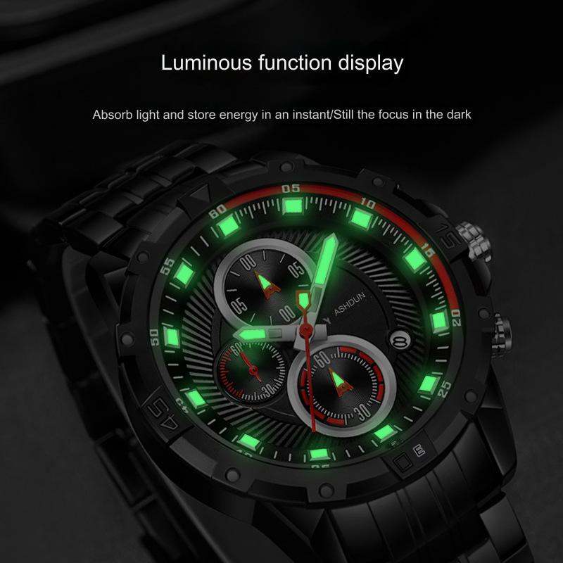 Men's Fashion Watch Luxury Quartz watch Men's Business Watch Men's Calendar Clock